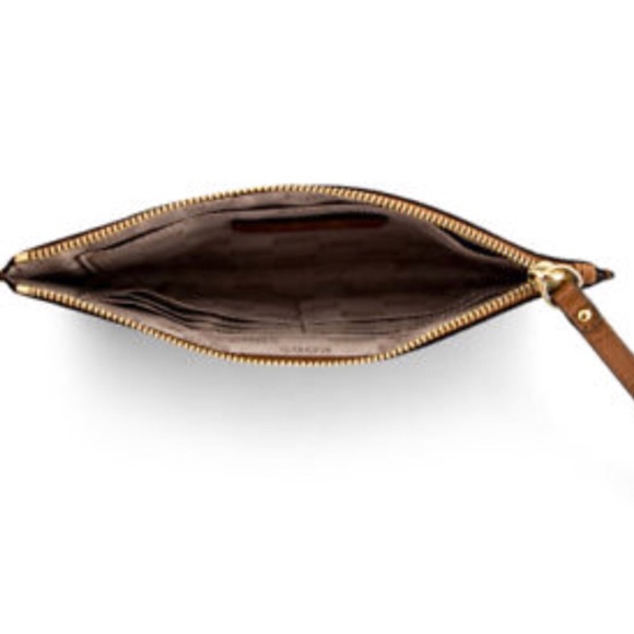 Michael Kors Bedford walnut Lg Zip Clutch - Picture 2 of 6